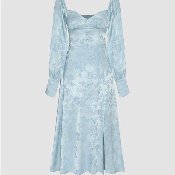 Cider Dresses Womens Cider Floral Slit Midi Dress Poshmark